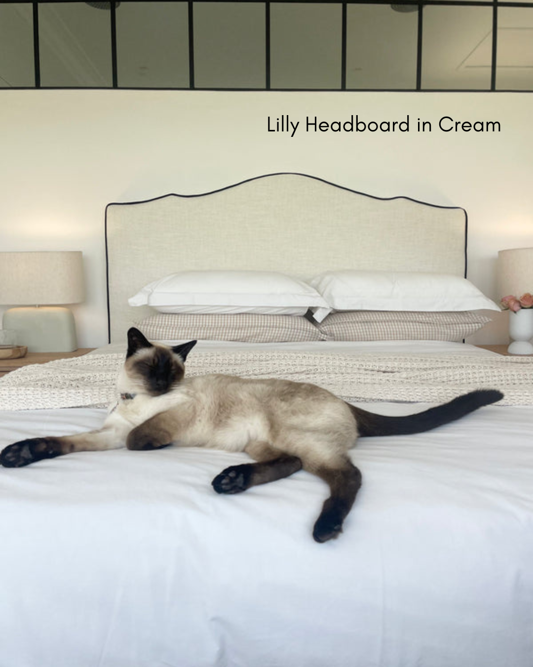 Lilly Headboard (White Willow Collection)