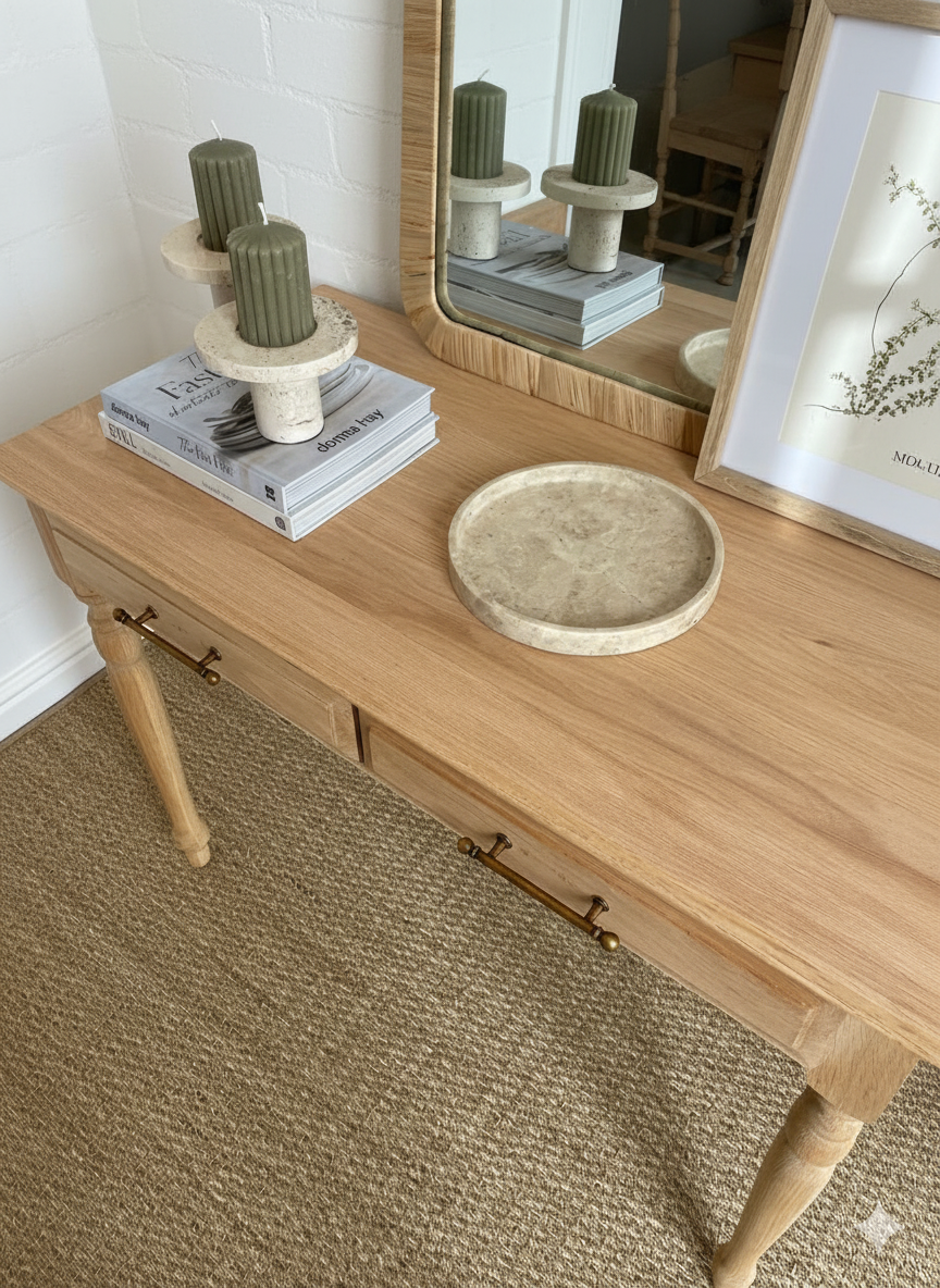 Honey Dressing Table/Desk