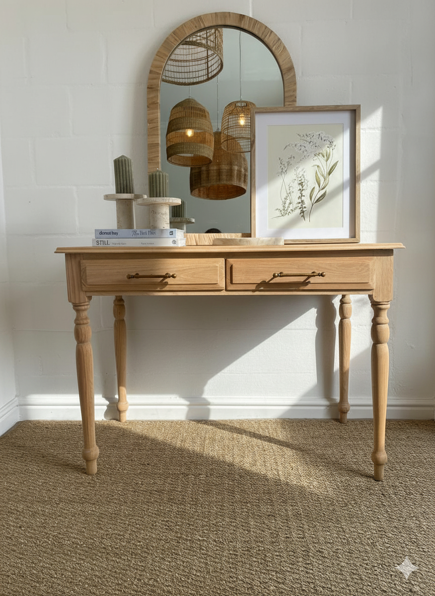 Honey Dressing Table/Desk