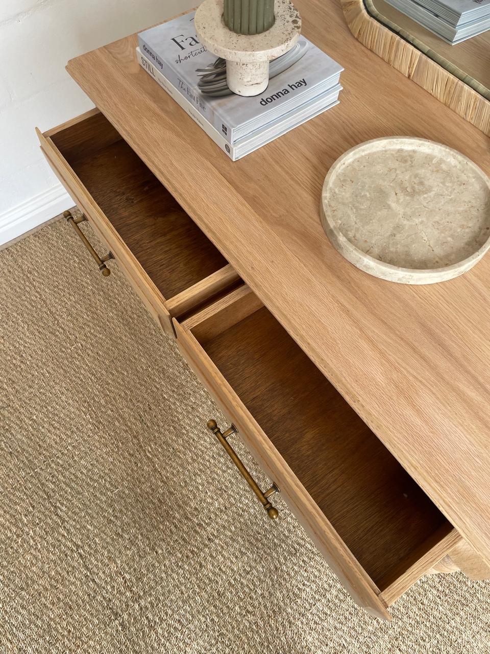 Honey Dressing Table/Desk