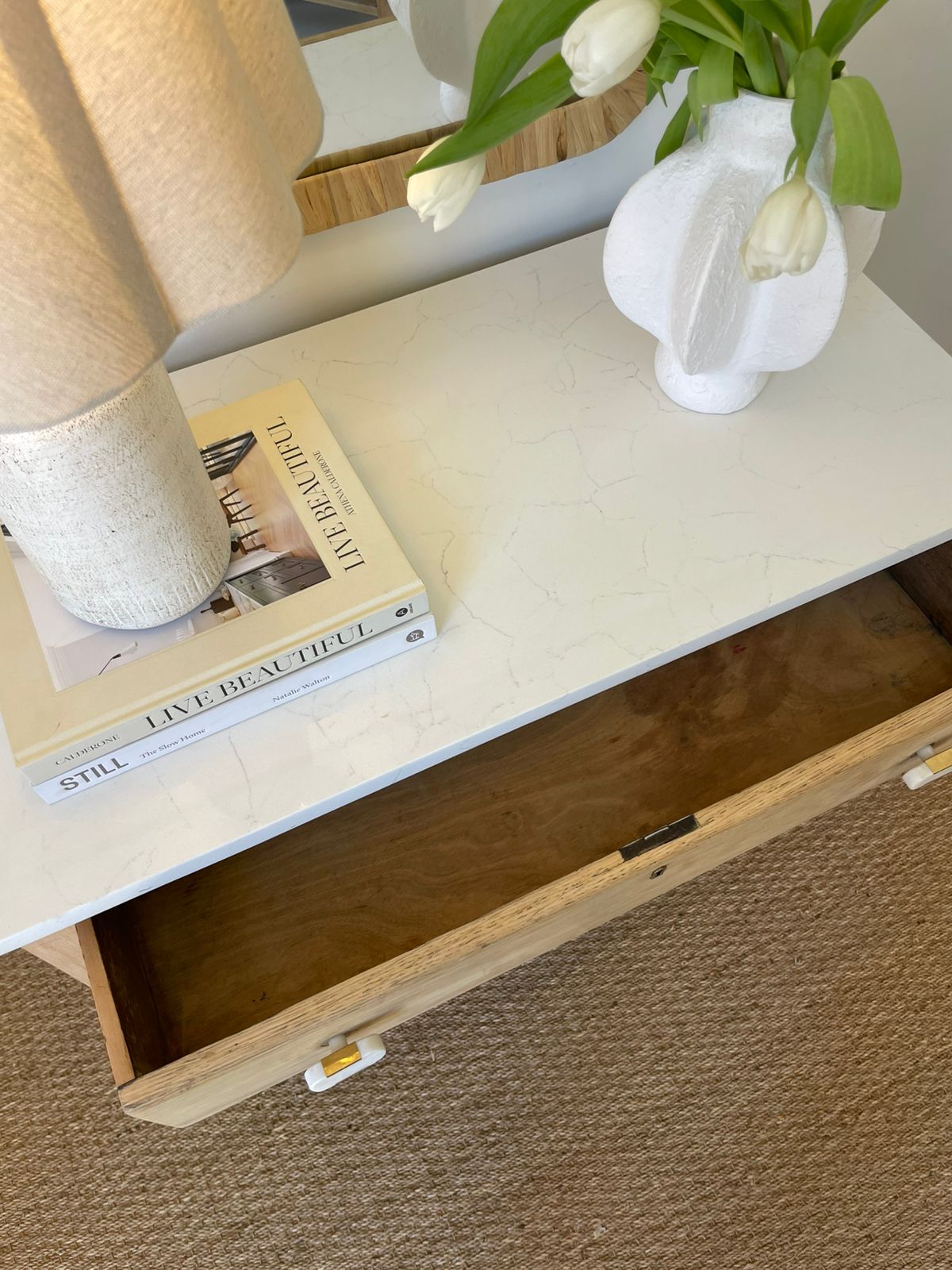 Almond chest of Draws