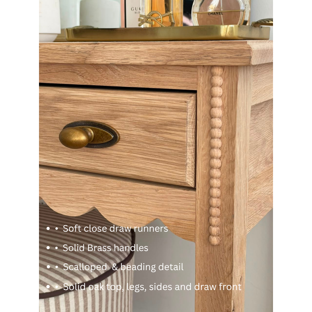 Daisy Dressing Table / Desk (White Willow Home Collection)