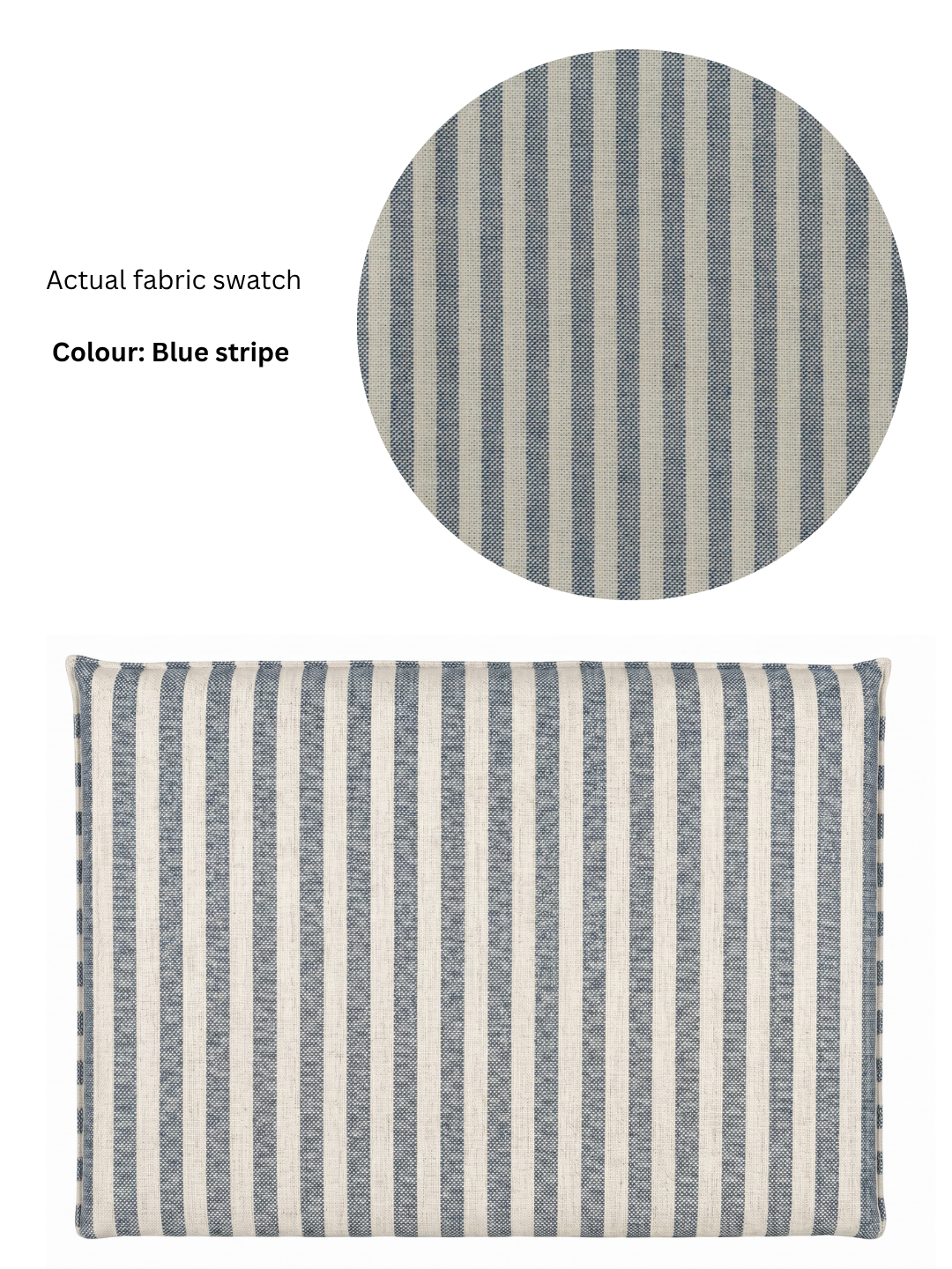Violet Slipcover Headboard (White Willow Collection)