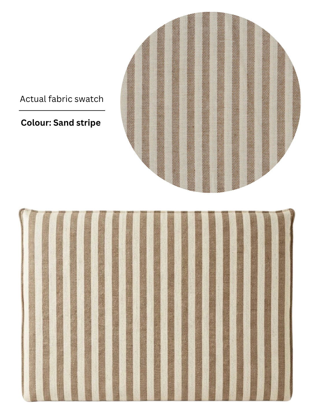 Violet Slipcover Headboard (White Willow Collection)