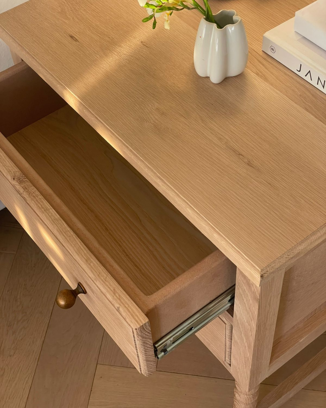 Florence Bedside Table — White Willow Home