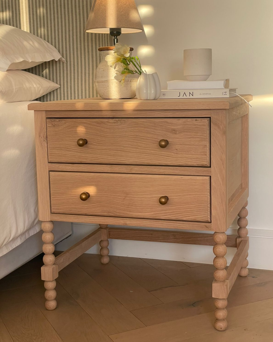 Florence Bedside Table — White Willow Home
