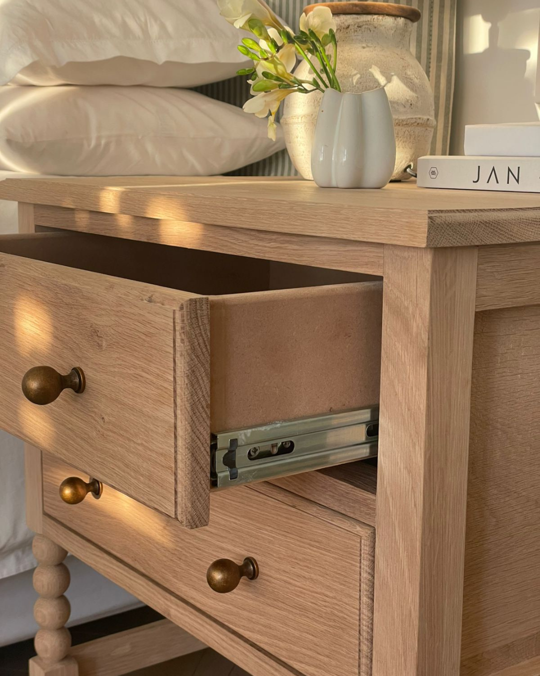 Florence Bedside Table — White Willow Home