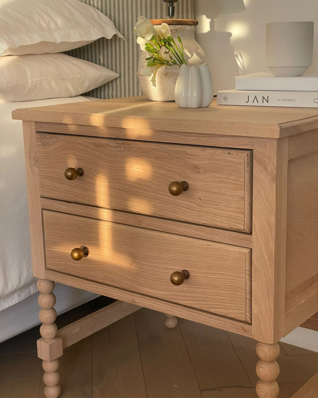Florence Bedside Table — White Willow Home