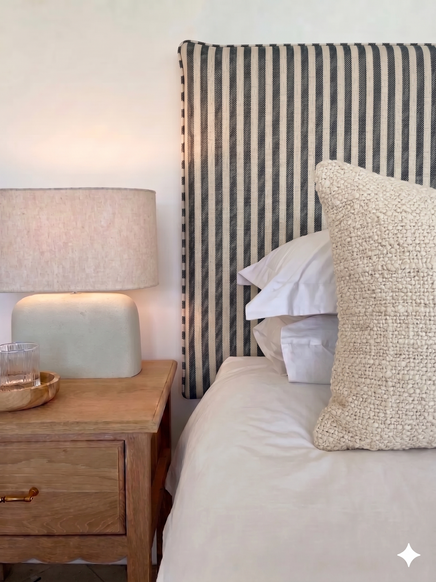 Violet Slipcover Headboard (White Willow Collection)