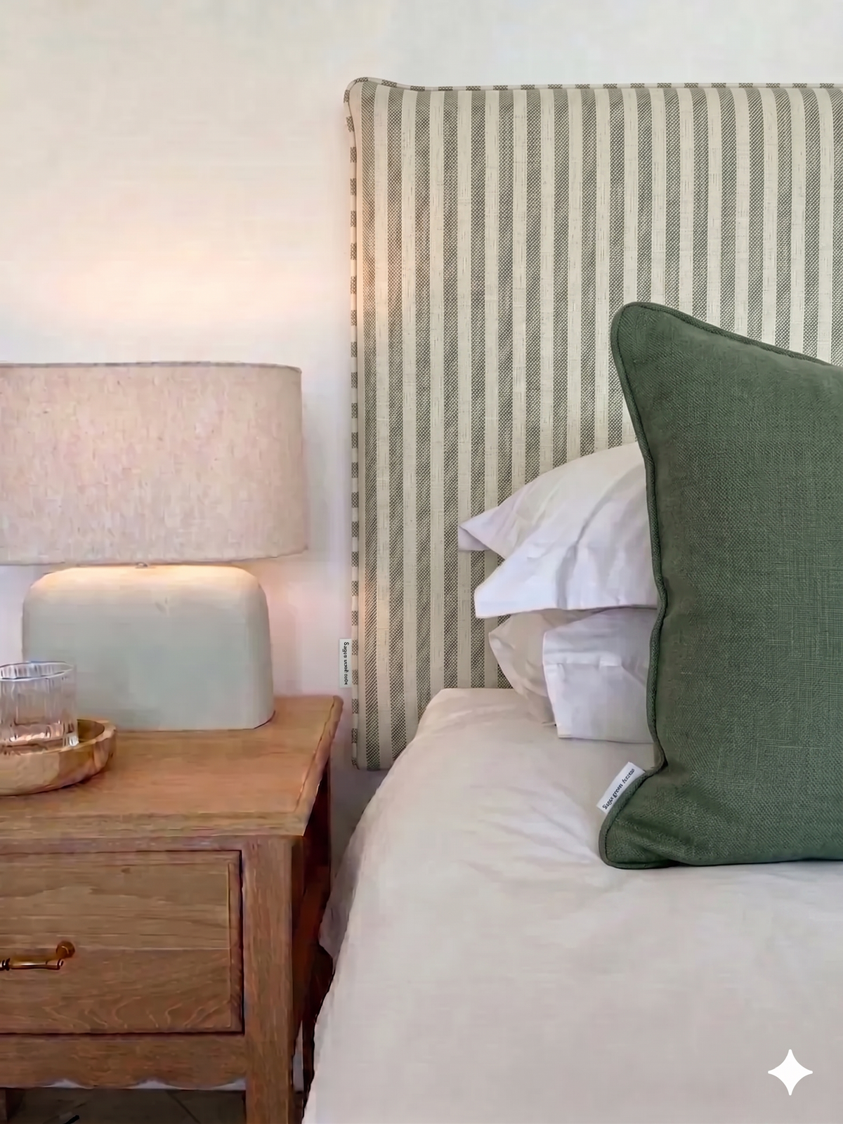 Violet Slipcover Headboard (White Willow Collection)
