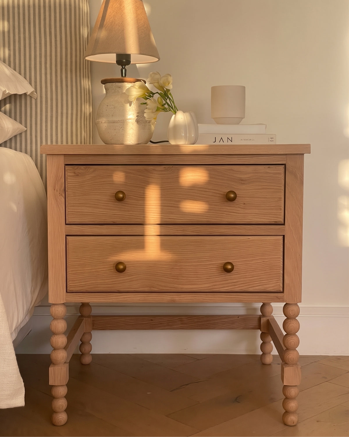 Florence Bedside Table — White Willow Home