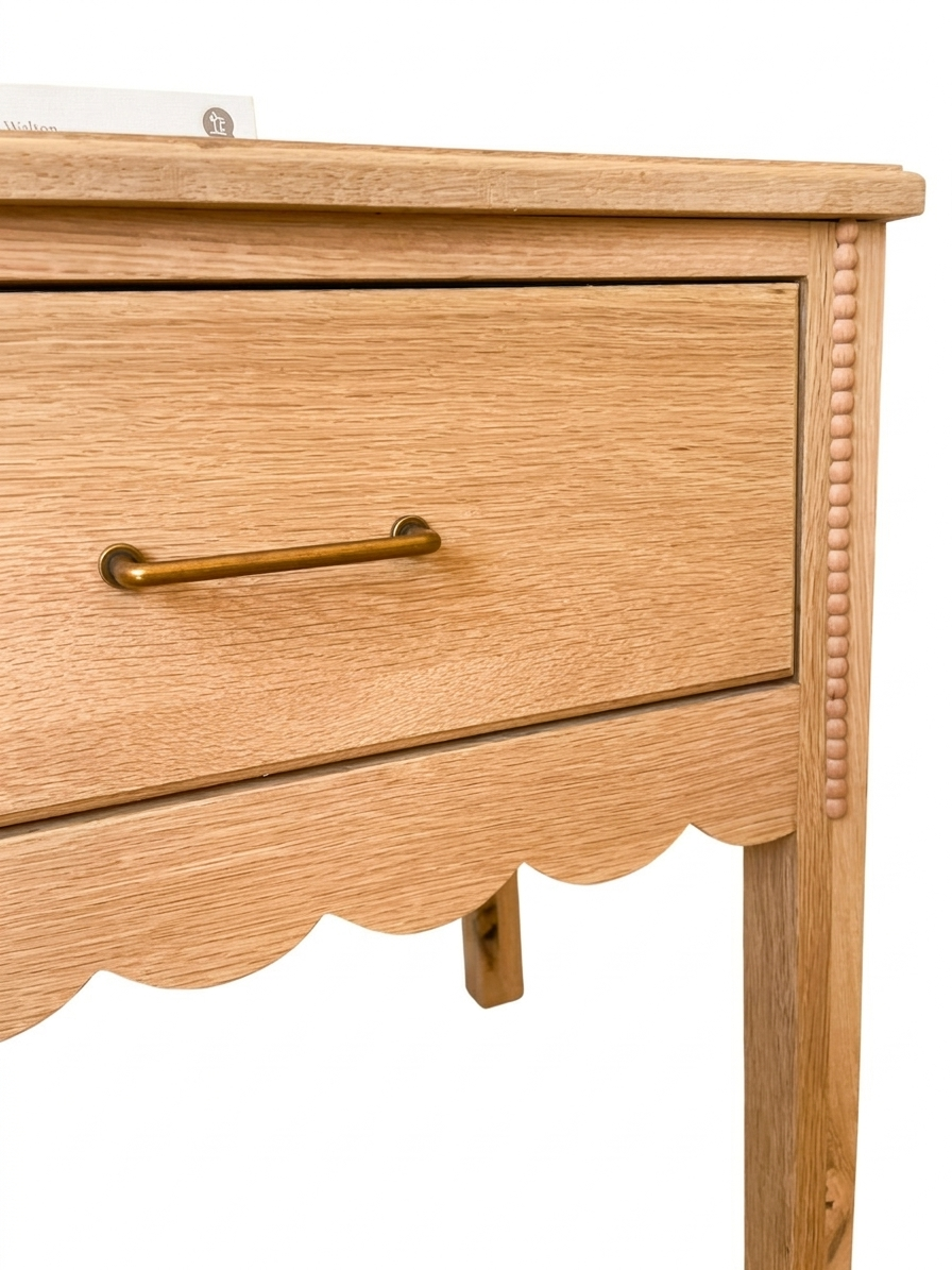 Daisy Bedside Table (White Willow Collection)