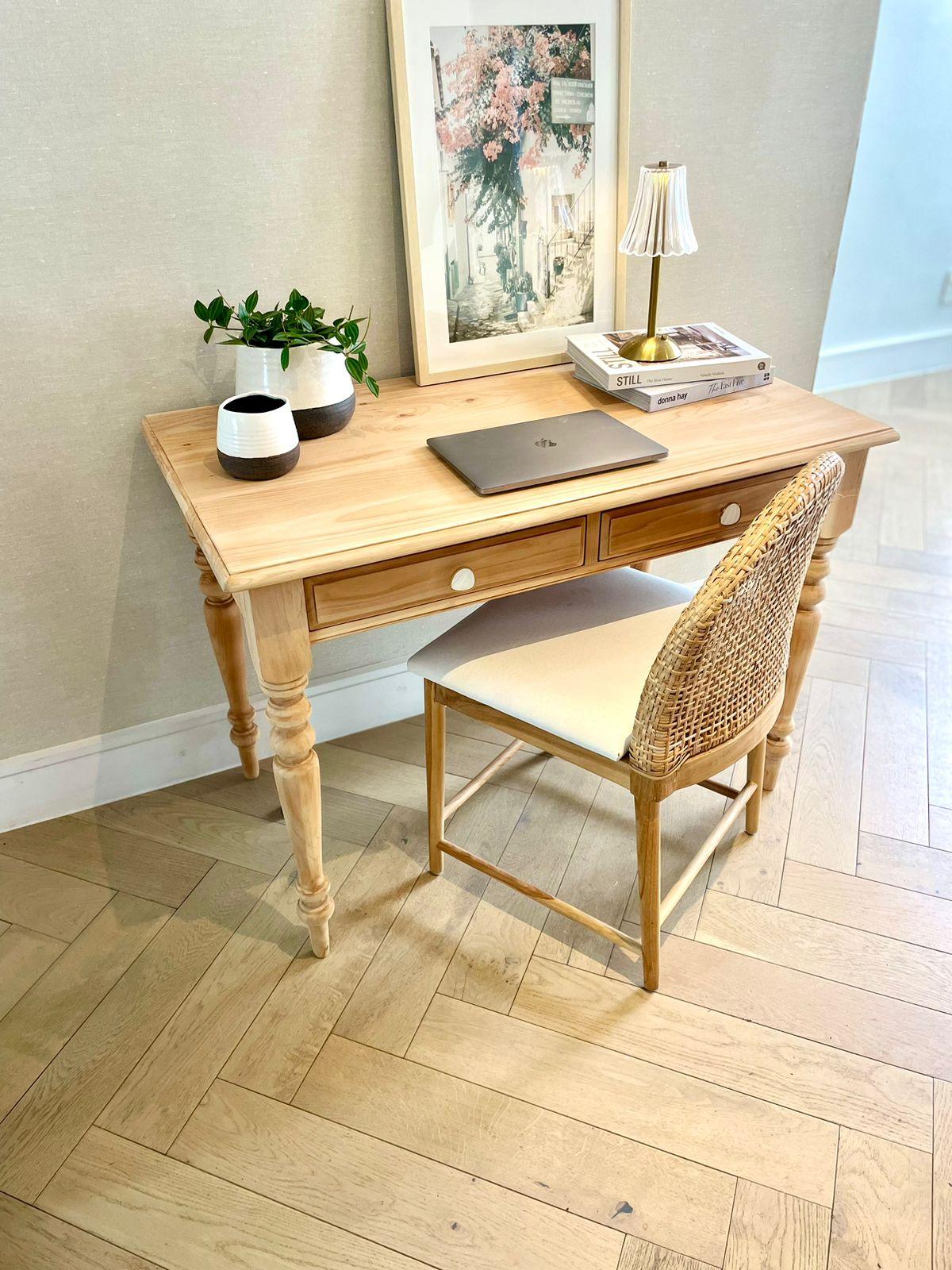 Pearl Writing Desk & Dressing Table - White Willow Home