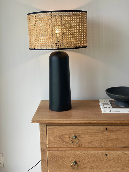 Sally Table Lamp with Raffia shade