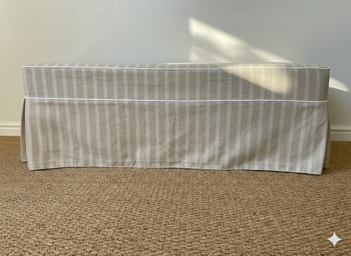 Molly End of Bed Ottoman (White Willow Home Collection)