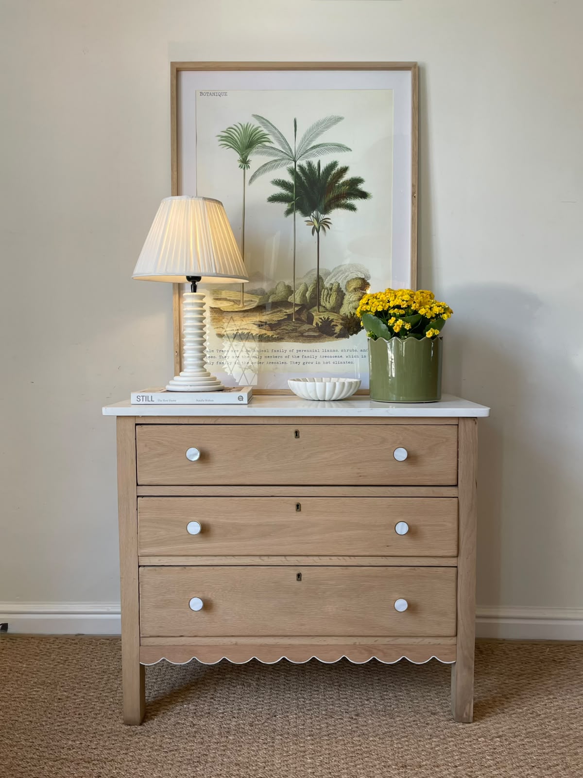 The Clementine Scalloped Chest