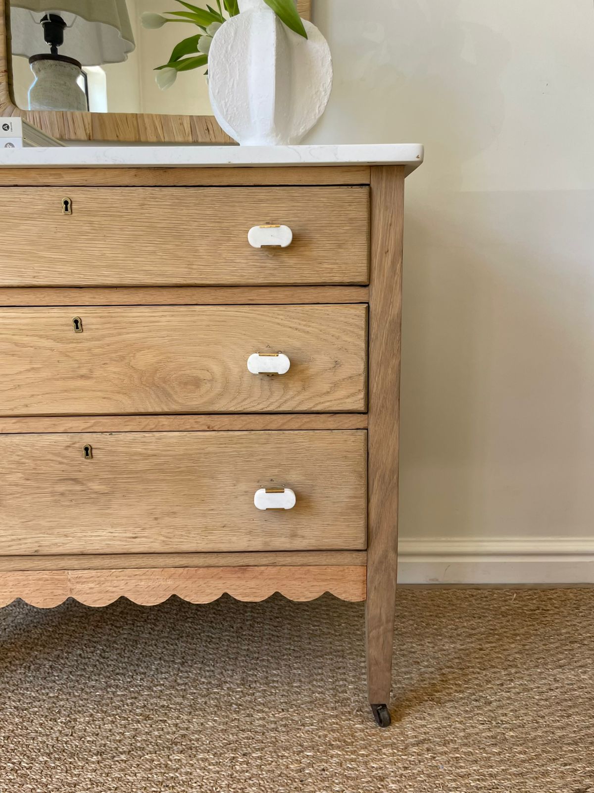 Almond chest of Draws