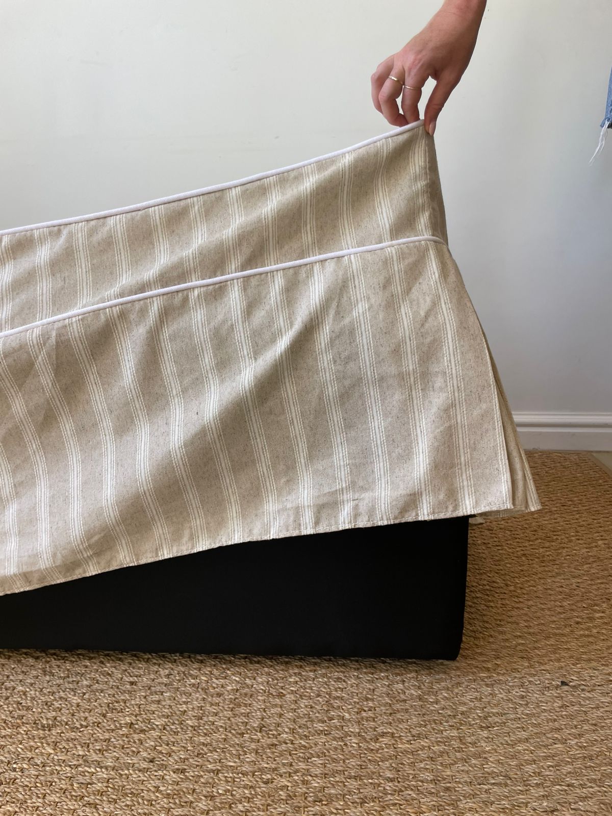 Molly End of Bed Ottoman (White Willow Home Collection)
