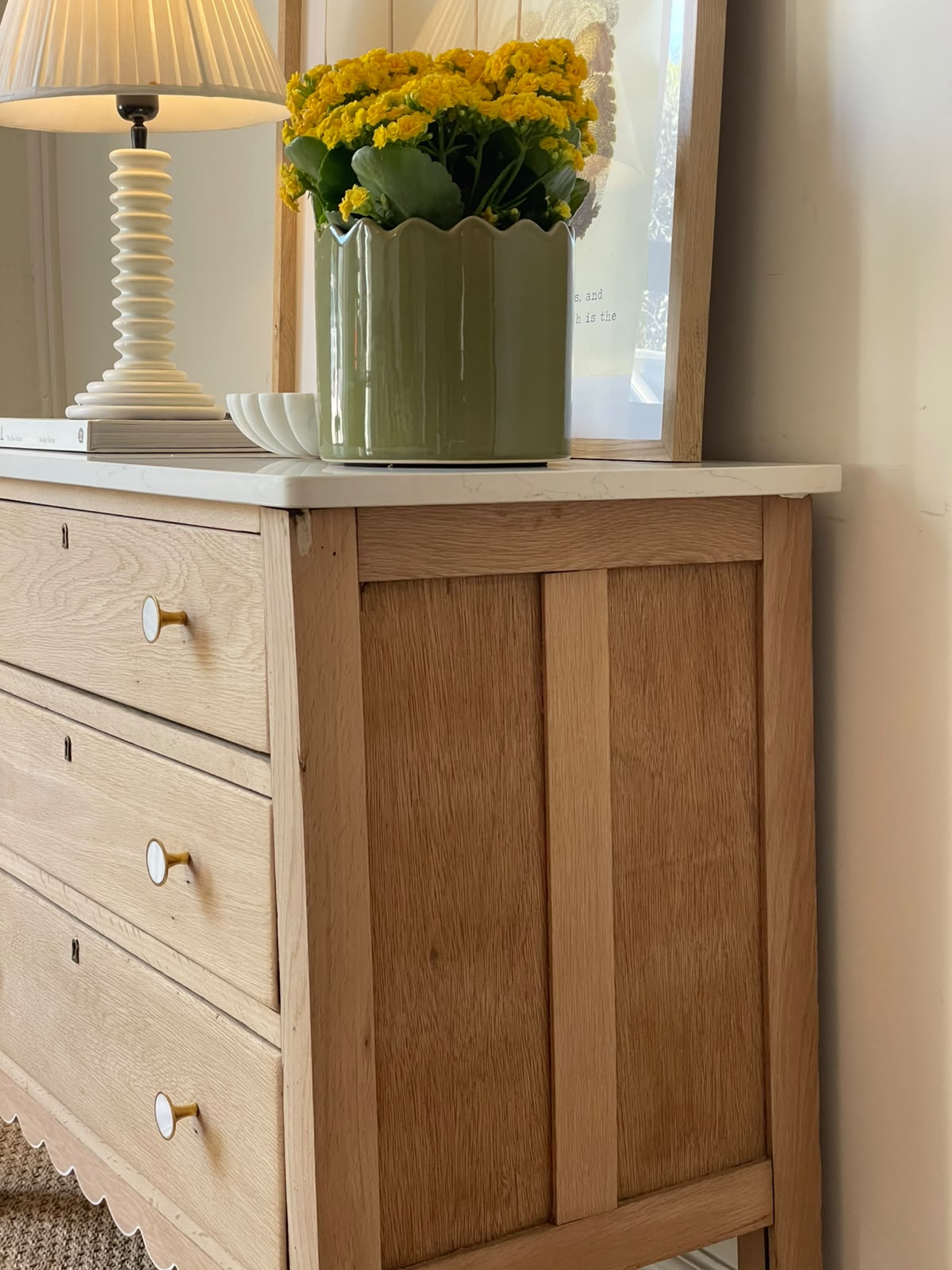 The Clementine Scalloped Chest