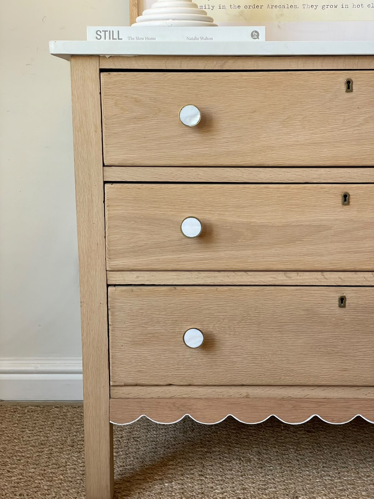 The Clementine Scalloped Chest